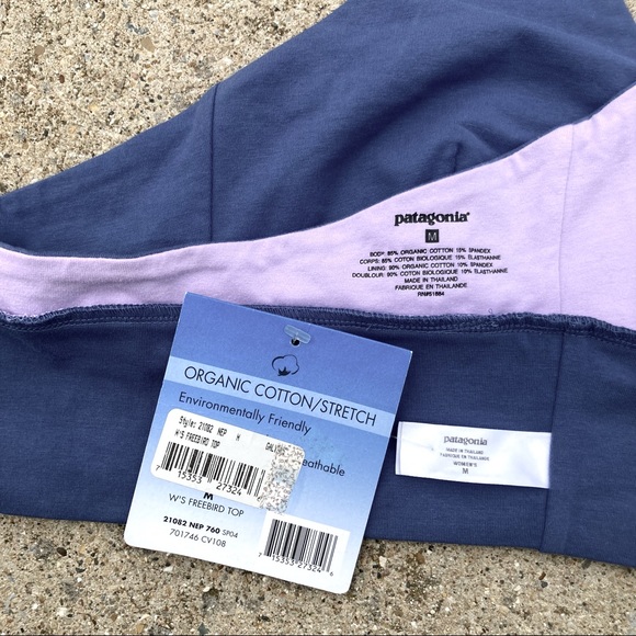 Patagonia Freebird organic cotton athletic top - Picture 4 of 9